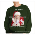 15CSU047 unisex santa motif funny christmas sweater